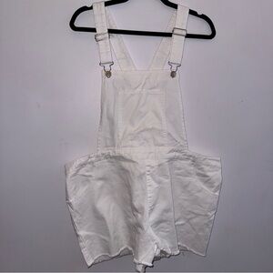 Alredine by Bailey’s Blossoms women’s size XXL Genie Denim Overalls White Denim